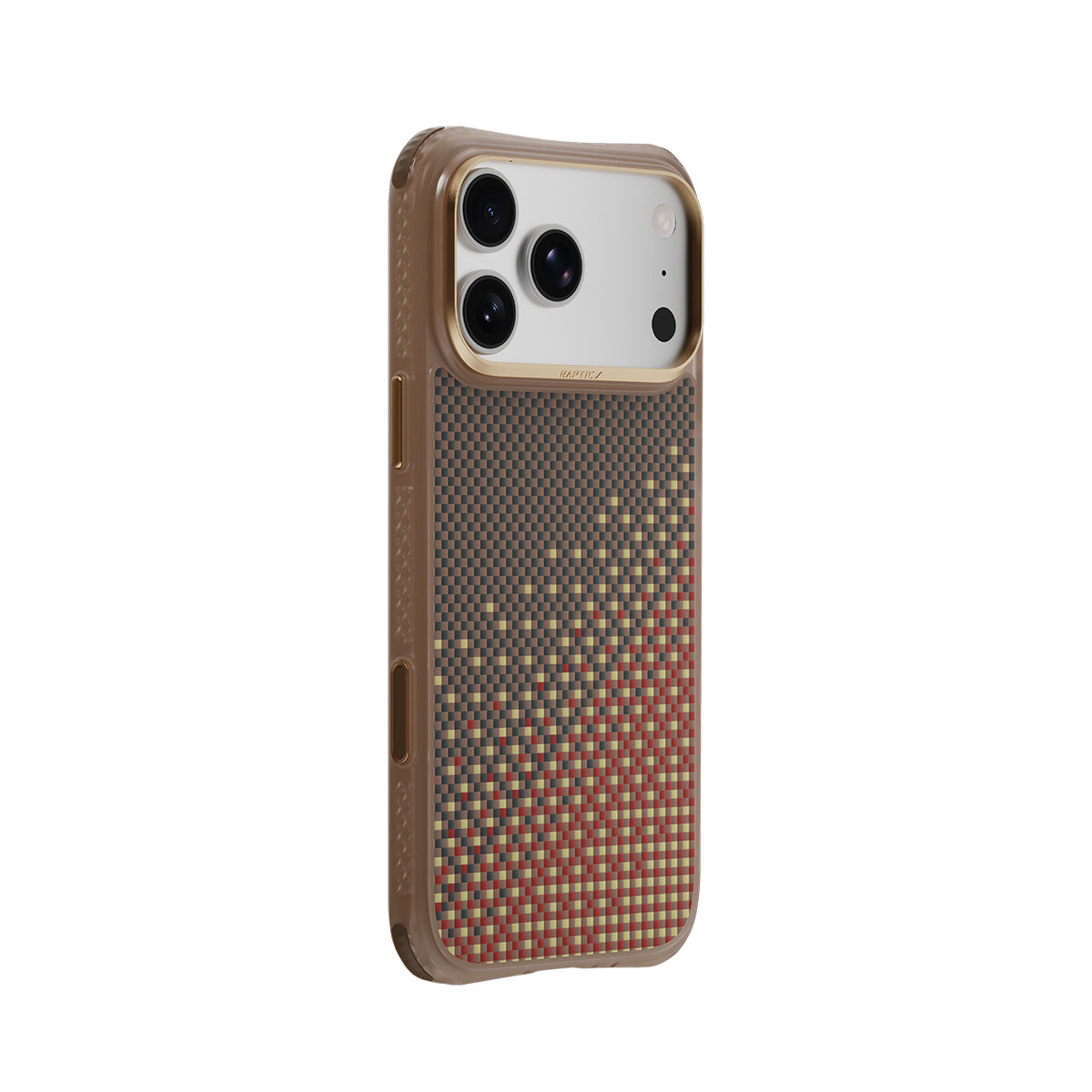 RAPTIC Funda Dual de Fibra de Aramida para iPhone 18 Pro Compatible con MagSafe, Serenity Amber
