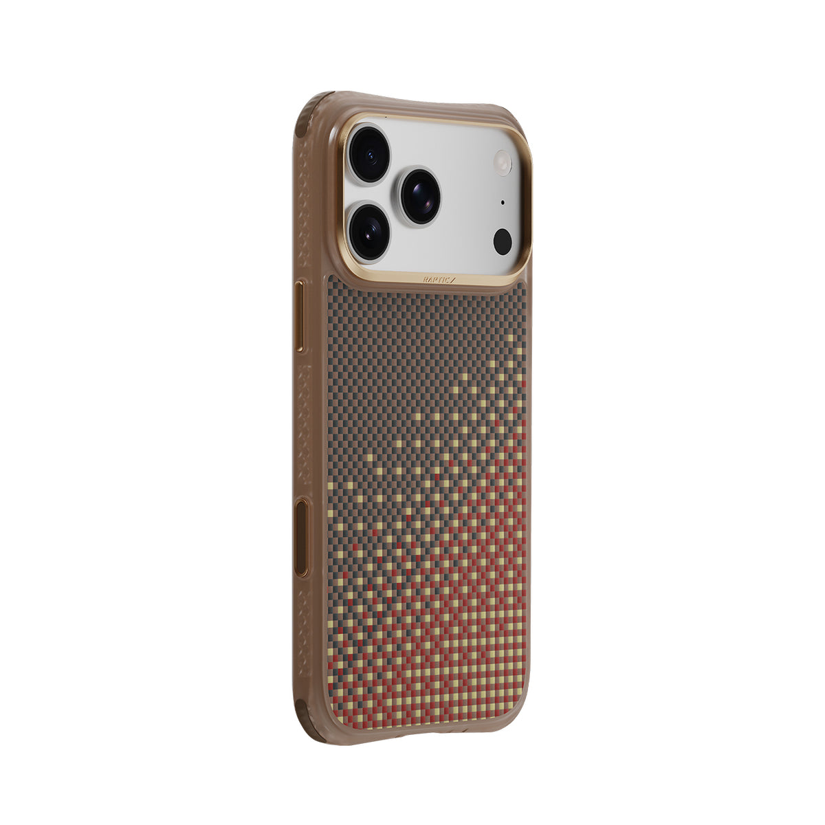 RAPTIC Funda Dual de Fibra de Aramida para iPhone 18 Pro Max Compatible con MagSafe, Serenity Amber