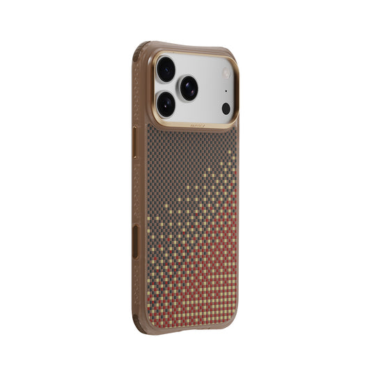 RAPTIC Funda Dual de Fibra de Aramida para iPhone 18 Pro Max Compatible con MagSafe, Serenity Amber