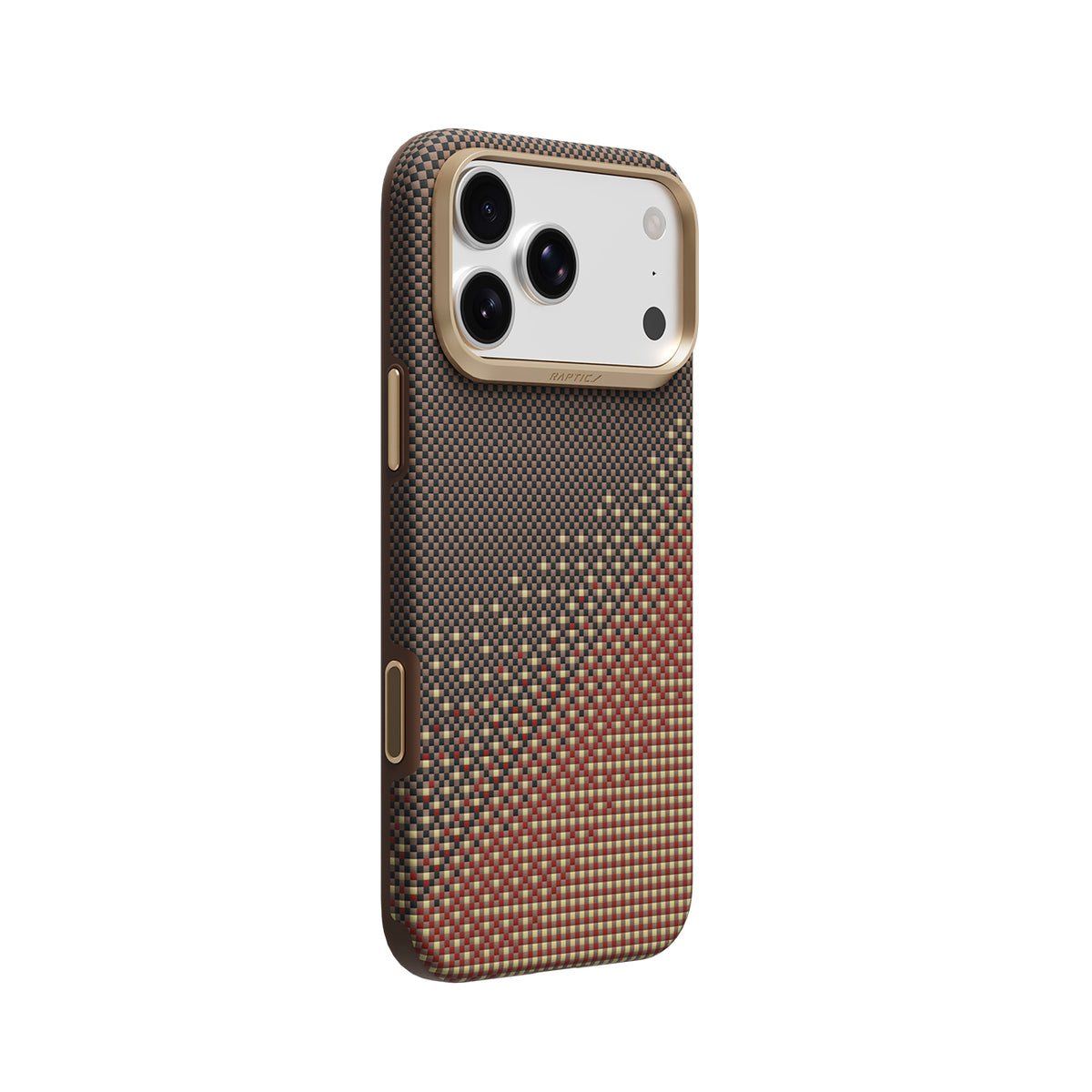 RAPTIC Funda Dual Ultra de Fibra de Aramida para iPhone 18 Pro Max Compatible con MagSafe, Serenity Amber