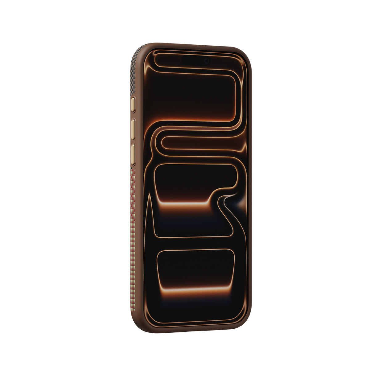 RAPTIC Funda Dual Ultra de Fibra de Aramida para iPhone 18 Pro Max Compatible con MagSafe, Serenity Amber