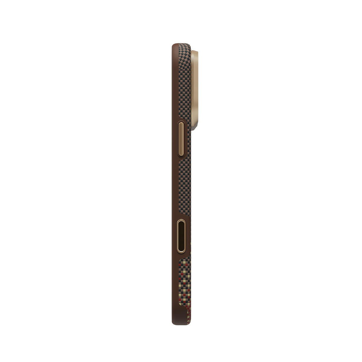 RAPTIC Funda Dual Ultra de Fibra de Aramida para iPhone 18 Pro Max Compatible con MagSafe, Serenity Amber