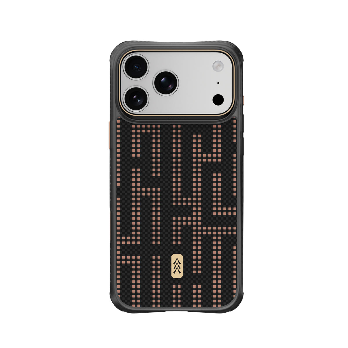 RAPTIC Funda Dual de Fibra de Aramida para iPhone 18 Pro Compatible con MagSafe, Grid Valor