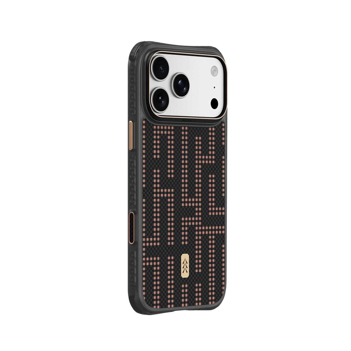 RAPTIC Funda Dual de Fibra de Aramida para iPhone 18 Pro Compatible con MagSafe, Grid Valor
