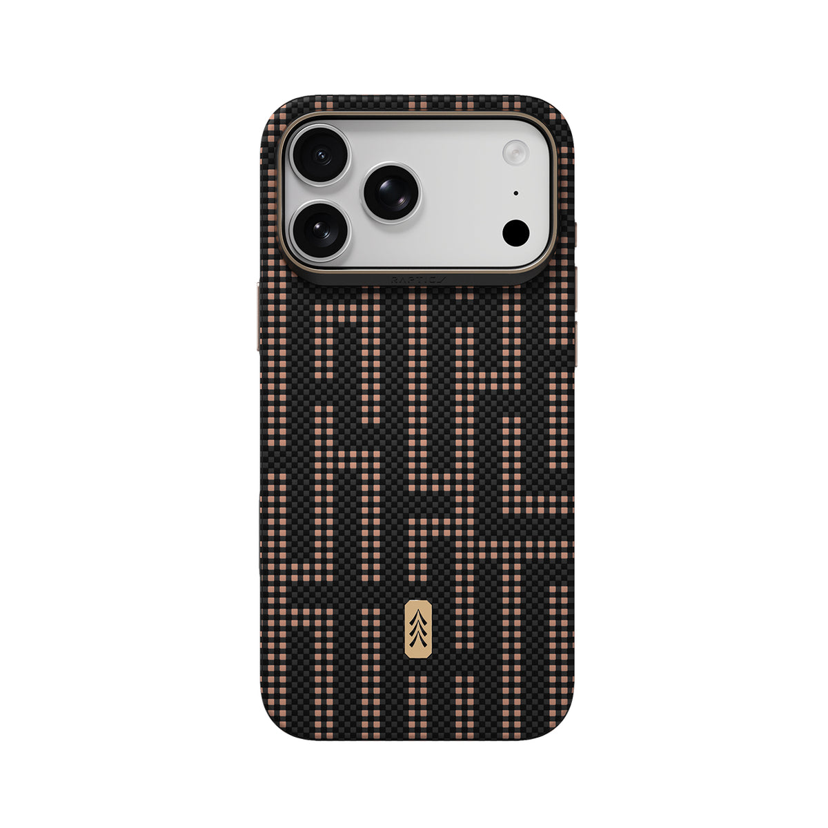 RAPTIC Funda Dual Ultra de Fibra de Aramida para iPhone 18 Pro Max Compatible con MagSafe, Grid Valor