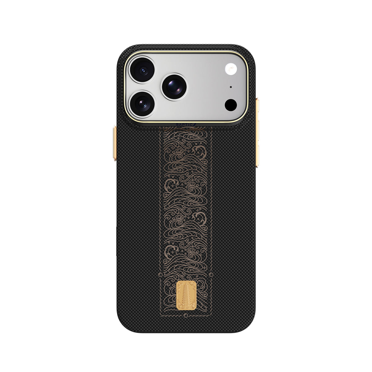 RAPTIC Funda Skin de Fibra de Aramida para iPhone 18 Pro Max Compatible con MagSafe, Rise