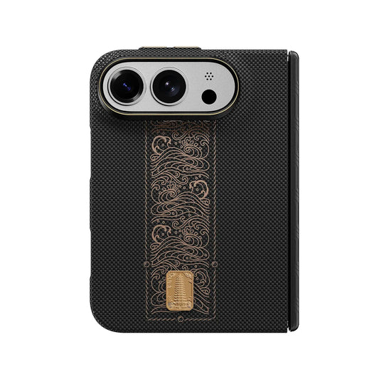 RAPTIC Funda Skin-Pro de Fibra de Aramida para iPhone Duo Compatible con MagSafe, Amanecer