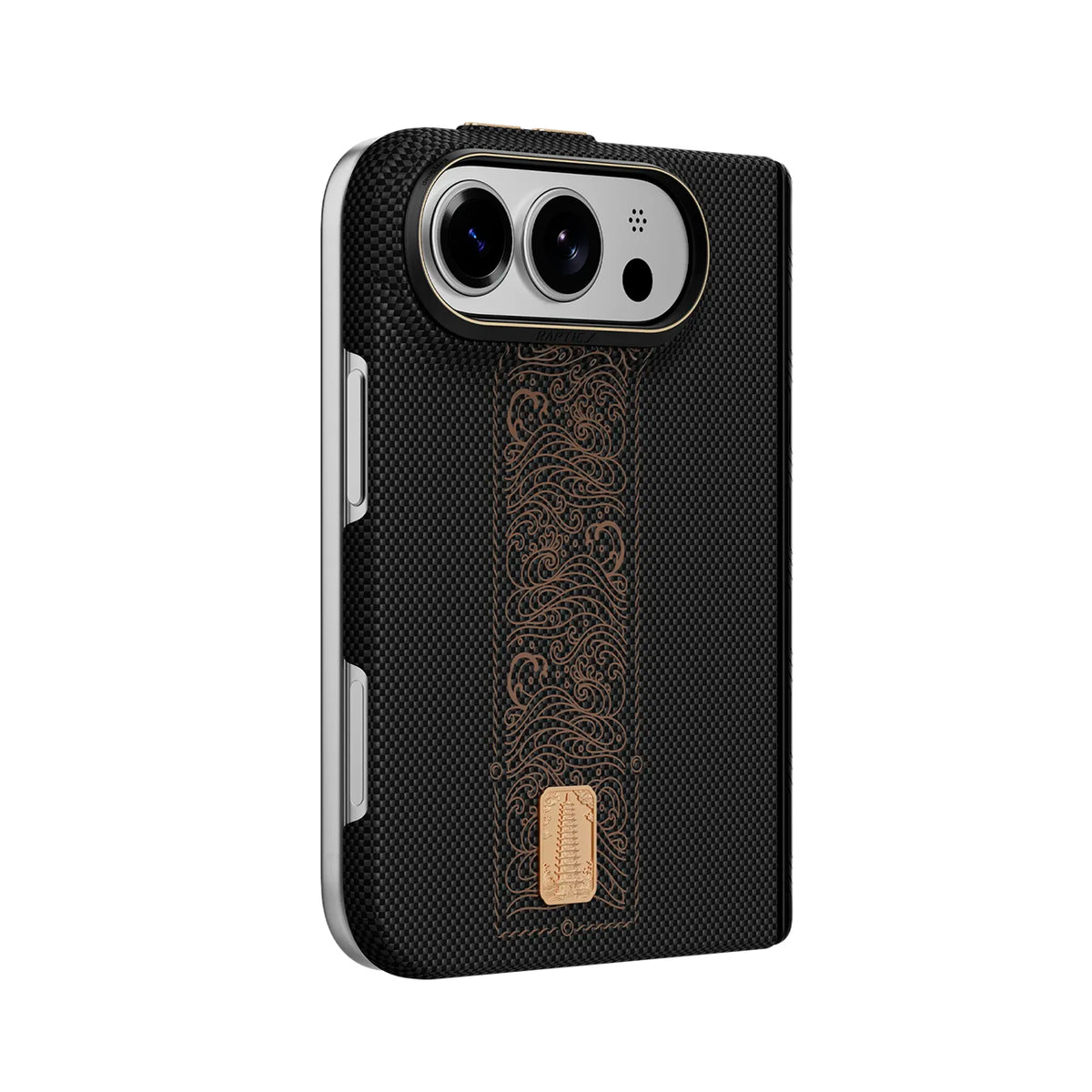 RAPTIC Funda Skin-Pro de Fibra de Aramida para iPhone Duo Compatible con MagSafe, Amanecer