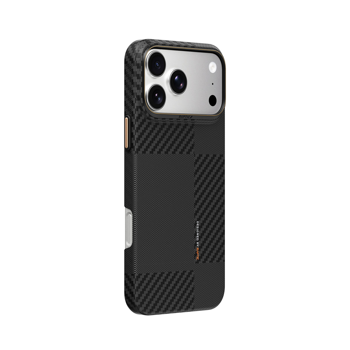 RAPTIC Funda Skin de Fibra de Aramida para iPhone 18 Pro Compatible con MagSafe, Mondrian