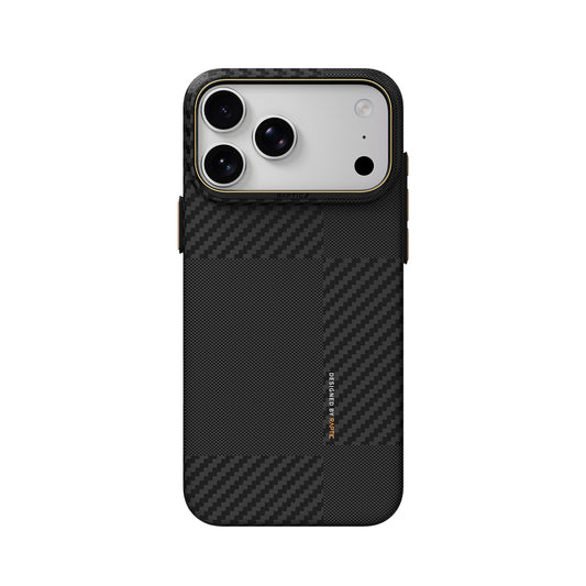 RAPTIC Funda Skin de Fibra de Aramida para iPhone 18 Pro Max Compatible con MagSafe, Mondrian