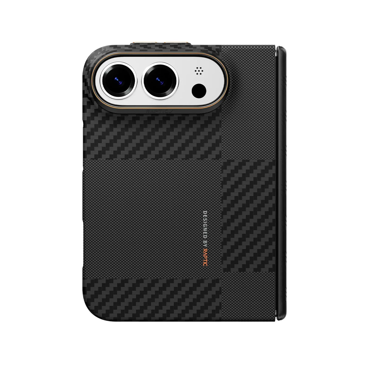 RAPTIC Funda Skin-Pro de Fibra de Aramida para iPhone Duo Compatible con MagSafe, Mondrian