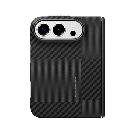 RAPTIC Funda Skin-Pro de Fibra de Aramida para iPhone Duo Compatible con MagSafe, Mondrian