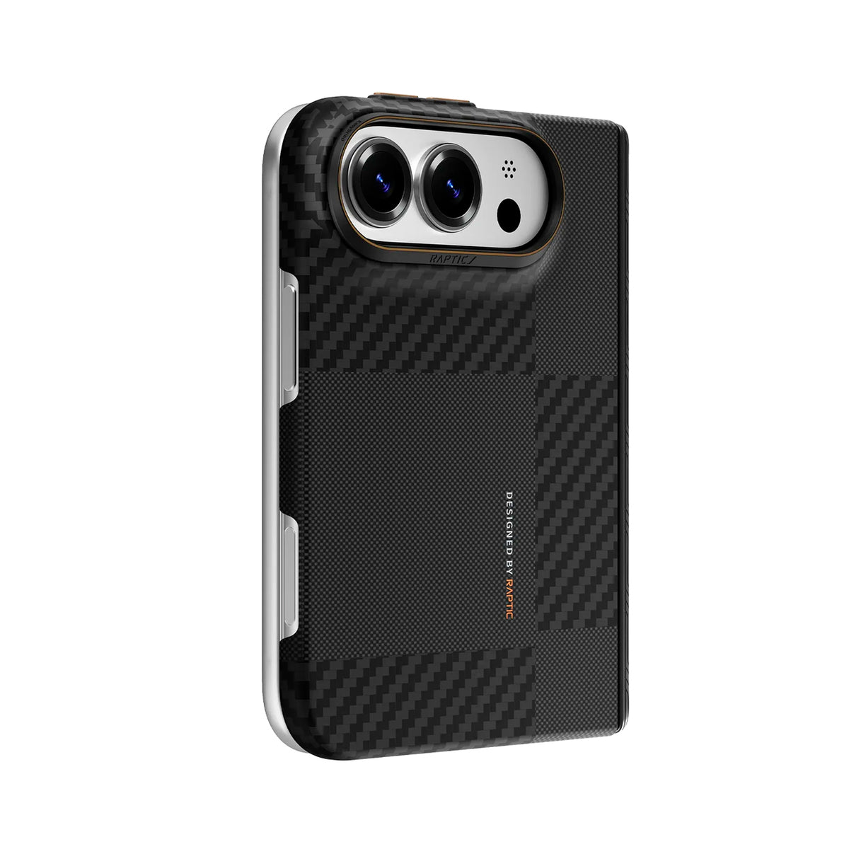 RAPTIC Funda Skin-Pro de Fibra de Aramida para iPhone Duo Compatible con MagSafe, Mondrian