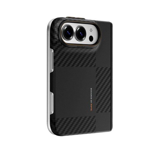 RAPTIC Funda Skin-Pro de Fibra de Aramida para iPhone Duo Compatible con MagSafe, Mondrian