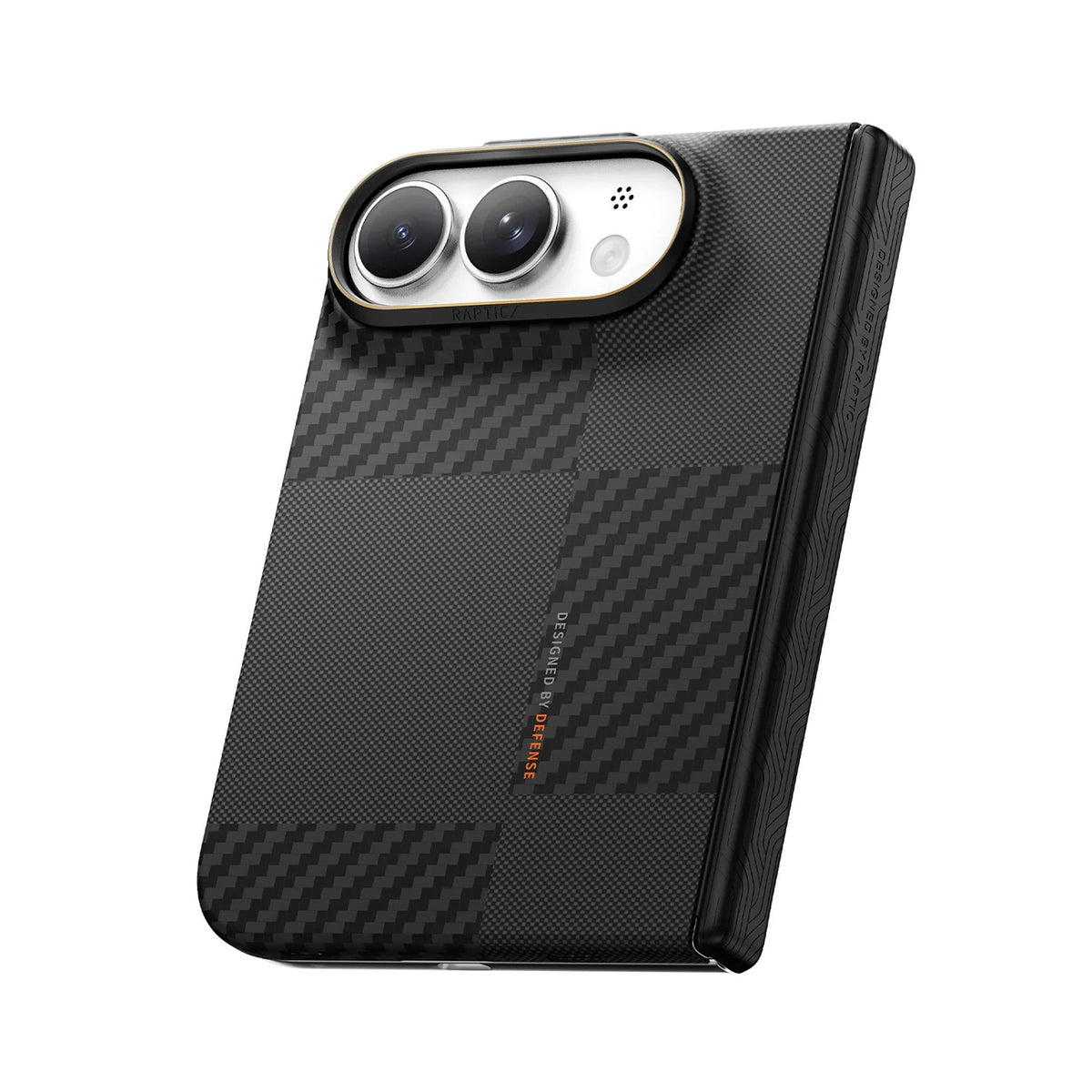 RAPTIC Funda Skin-Pro de Fibra de Aramida para iPhone Duo Compatible con MagSafe, Mondrian
