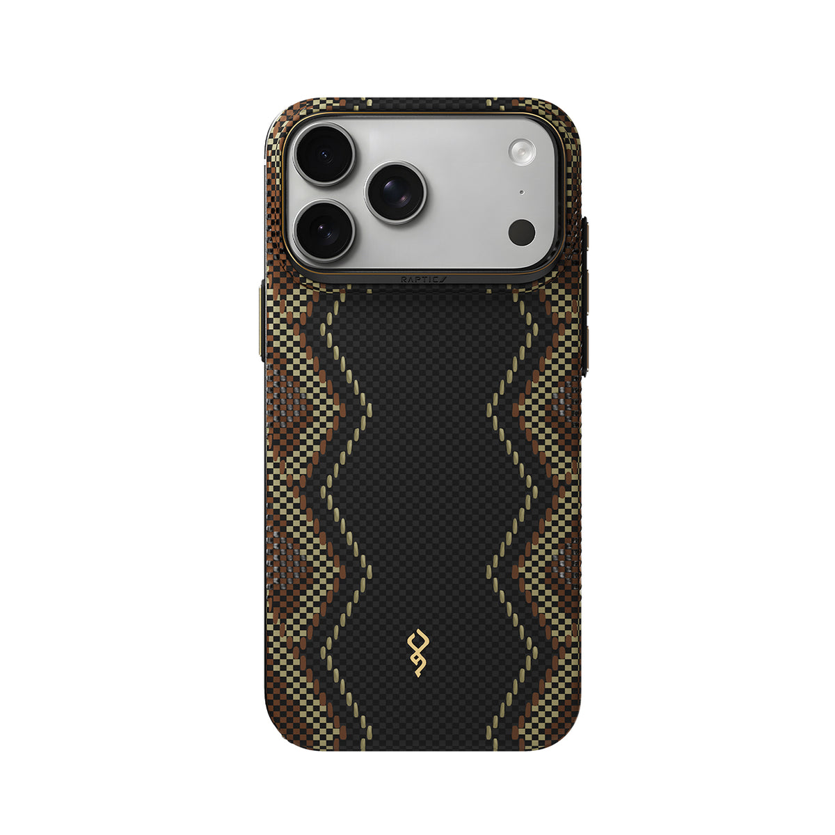 RAPTIC Funda Skin de Fibra de Aramida para iPhone 18 Pro Compatible con MagSafe, Scepter
