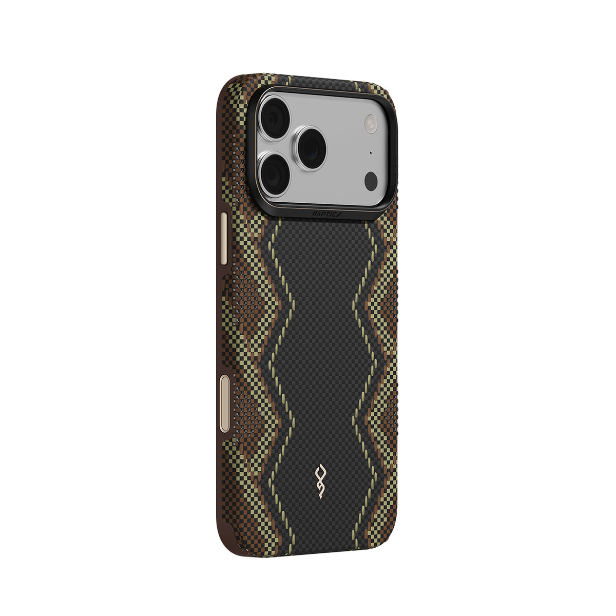 RAPTIC Funda Dual Ultra de Fibra de Aramida para iPhone 18 Pro Compatible con MagSafe, Scepter