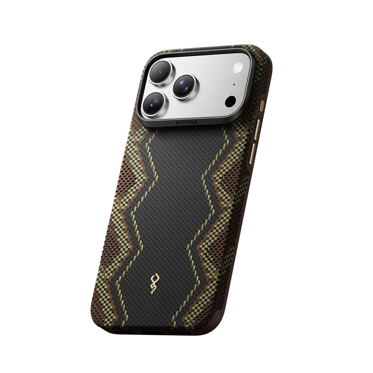 RAPTIC Funda Dual Ultra de Fibra de Aramida para iPhone 18 Pro Compatible con MagSafe, Scepter