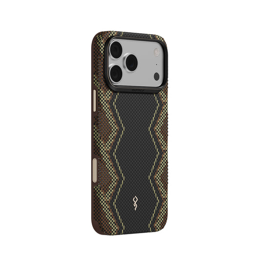 RAPTIC Funda Dual Ultra de Fibra de Aramida para iPhone 18 Pro Max Compatible con MagSafe, Scepter
