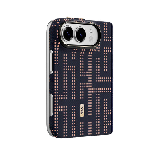 RAPTIC Funda Skin-Pro de Fibra de Aramida para iPhone Duo Compatible con MagSafe, Wisdom