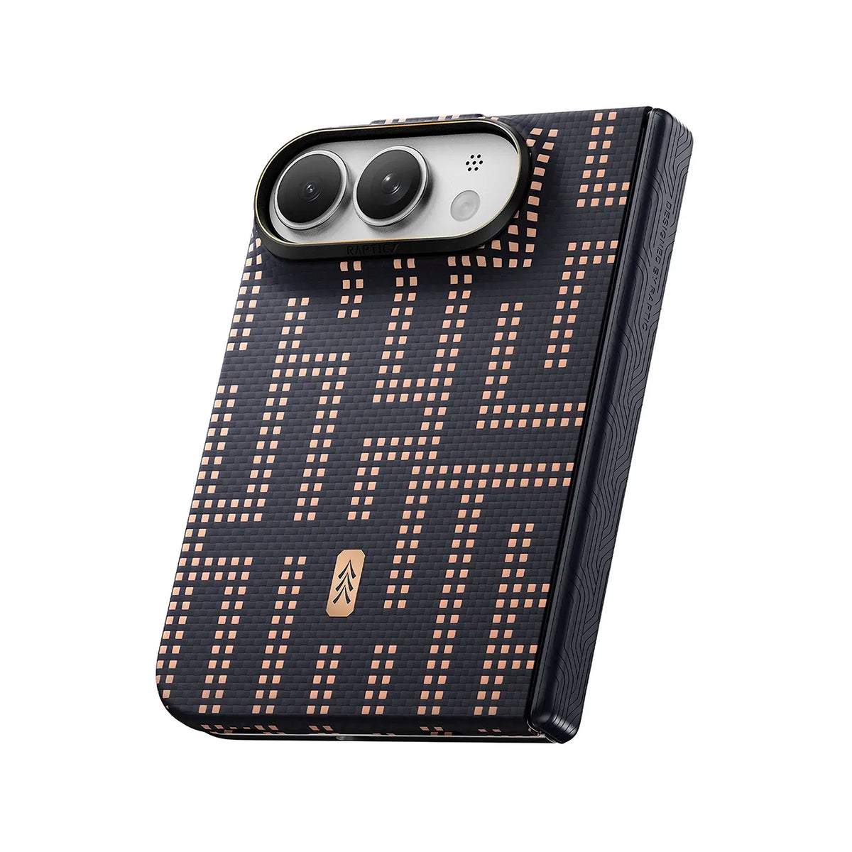 RAPTIC Funda Skin-Pro de Fibra de Aramida para iPhone Duo Compatible con MagSafe, Wisdom