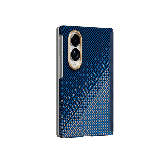 RAPTIC Funda Skin-Pro de Fibra de Aramida para Galaxy Z Fold 8 con Anillo Magnético, Serenity Emerald