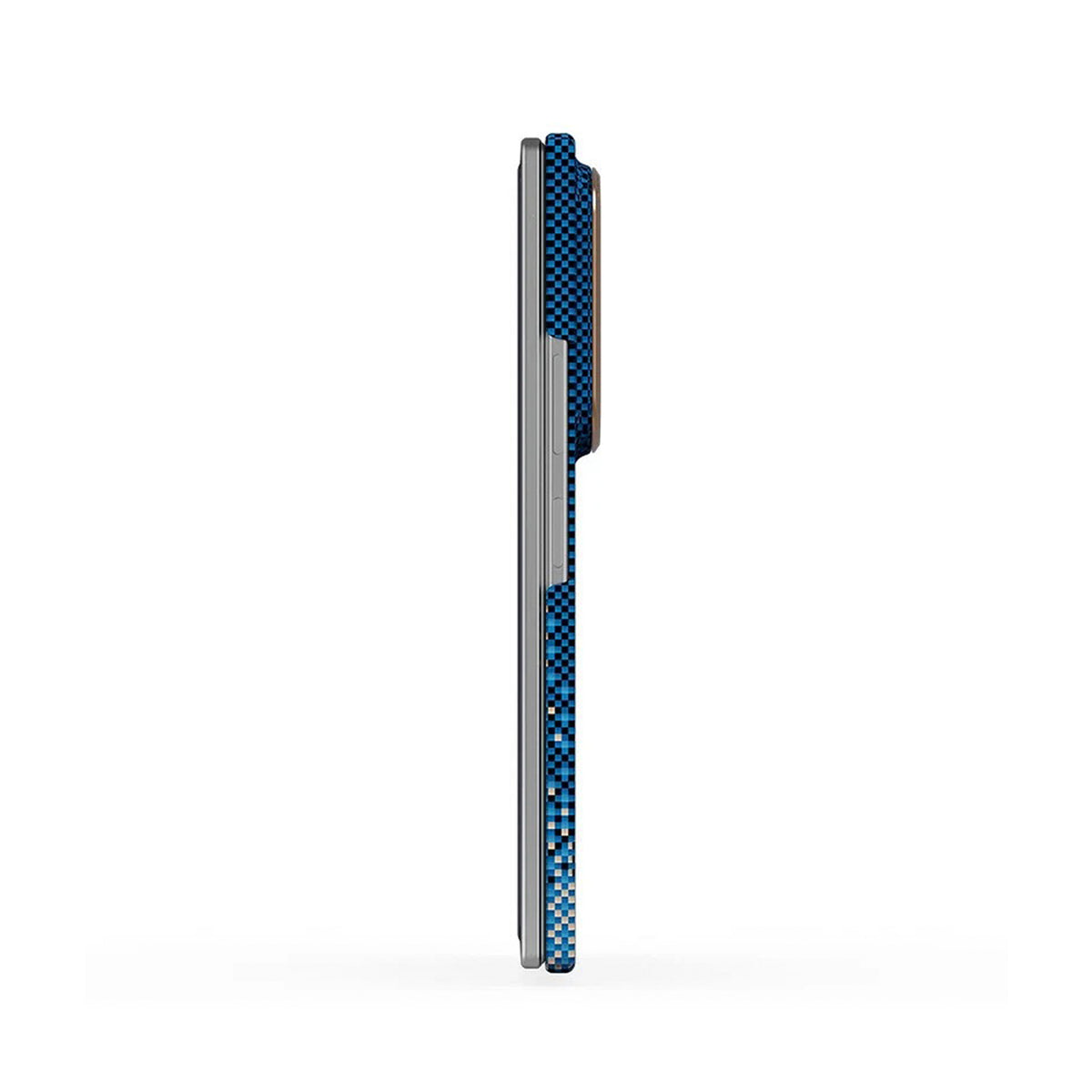 RAPTIC Funda Skin-Pro de Fibra de Aramida para Galaxy Z Fold 8 Ultra con Anillo Magnético, Serenity Emerald