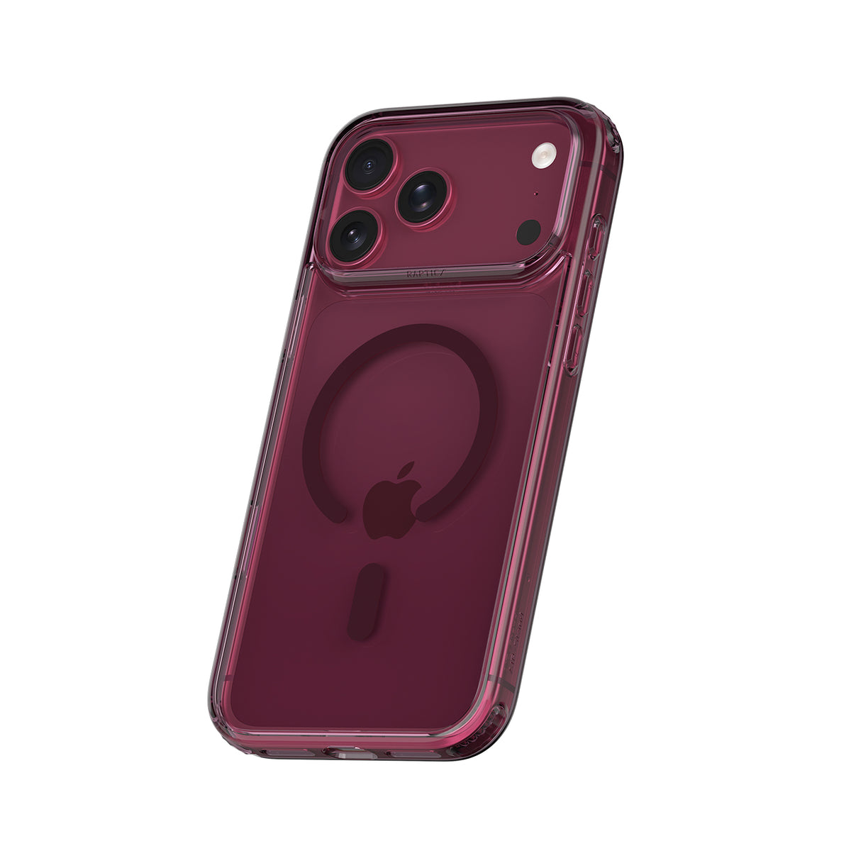 RAPTIC Funda Air Clear para iPhone 18 Pro Max Compatible con MagSafe, Burdeos
