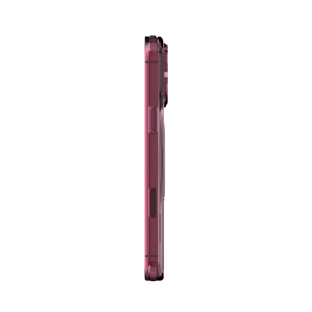 RAPTIC Funda Air Stand para iPhone 18 Pro Compatible con MagSafe, Burdeos
