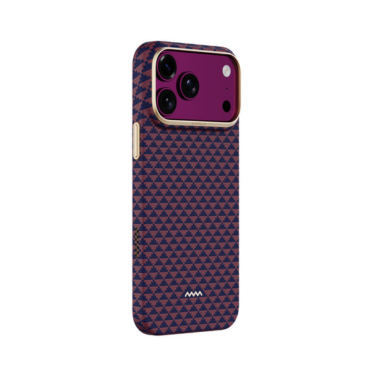 RAPTIC Funda Skin de Fibra de Aramida para iPhone 18 Pro Compatible con MagSafe, Dusk Glen