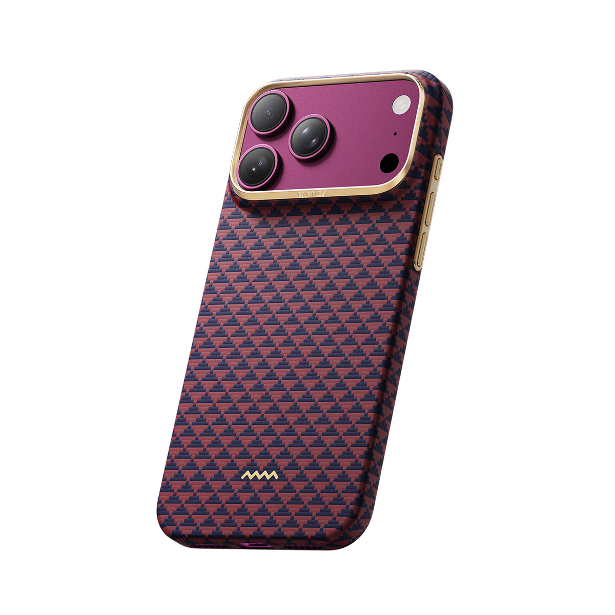RAPTIC Funda Skin de Fibra de Aramida para iPhone 18 Pro Compatible con MagSafe, Dusk Glen