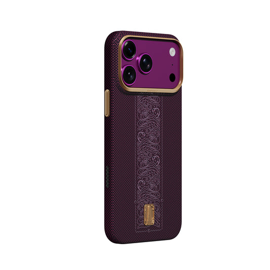 RAPTIC Funda Skin de Fibra de Aramida para iPhone 18 Pro Compatible con MagSafe, Bliss