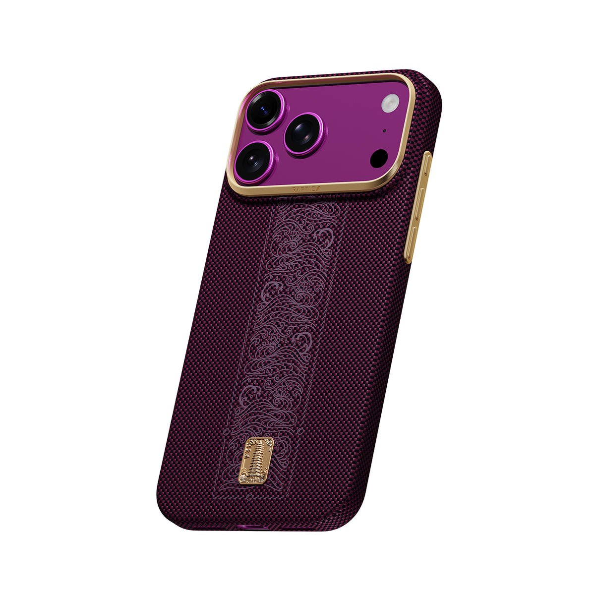 RAPTIC Funda Skin de Fibra de Aramida para iPhone 18 Pro Compatible con MagSafe, Bliss