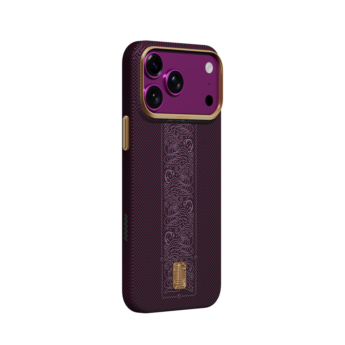 RAPTIC Funda Skin de Fibra de Aramida para iPhone 18 Pro Max Compatible con MagSafe, Bliss