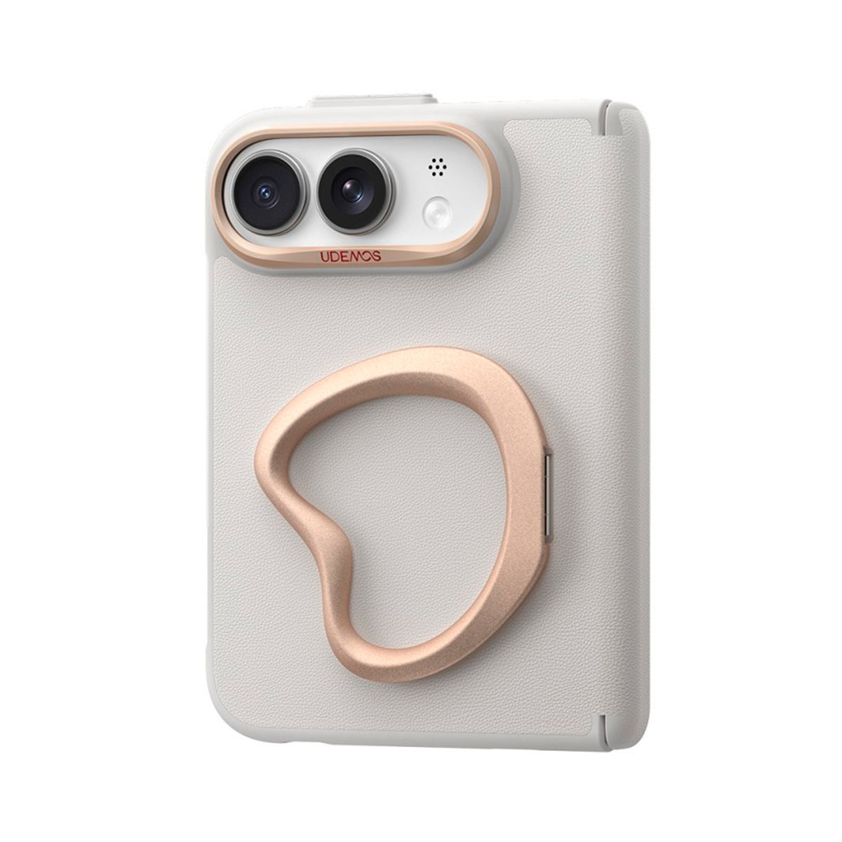 UDEMOS Funda Independence para iPhone Duo Compatible con MagSafe, Gilded