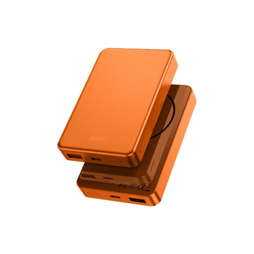 WIWU Powerbank – 5000 mAh CCC Ultrafino Naranja