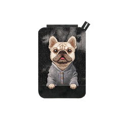 NIMMY Friends Tarjetero Magnético Gentle Pets Series, Black French Bulldog