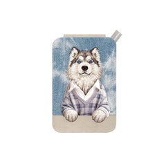 NIMMY Friends Tarjetero Magnético Gentle Pets Series, Gray Alaskan