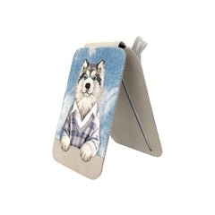 NIMMY Friends Tarjetero Magnético Gentle Pets Series, Gray Alaskan