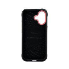 NIMMY Friends Funda Maine Glasses Series para iPhone 16, 3D Bordada Negro