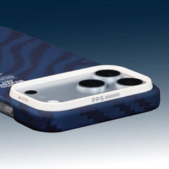 AIRITY Funda de Fibra de Aramida con Tejido de Bambú para iPhone 17 Pro Compatible con MagSafe, Ink Blue