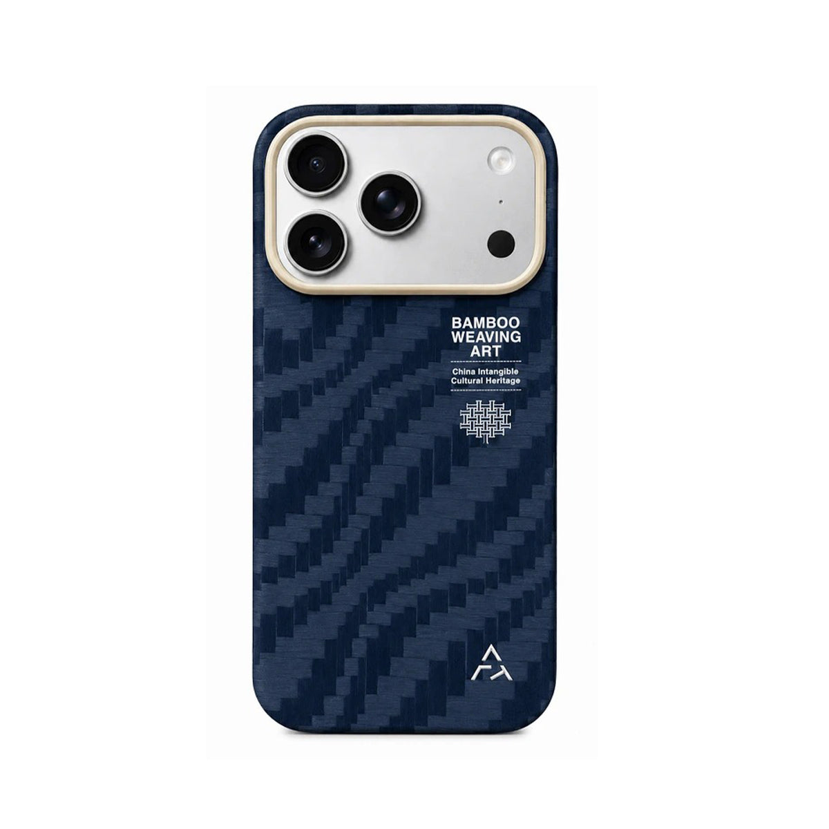 AIRITY Funda de Fibra de Aramida con Tejido de Bambú para iPhone 17 Pro Max/18 Pro Max Compatible con MagSafe, Ink Blue