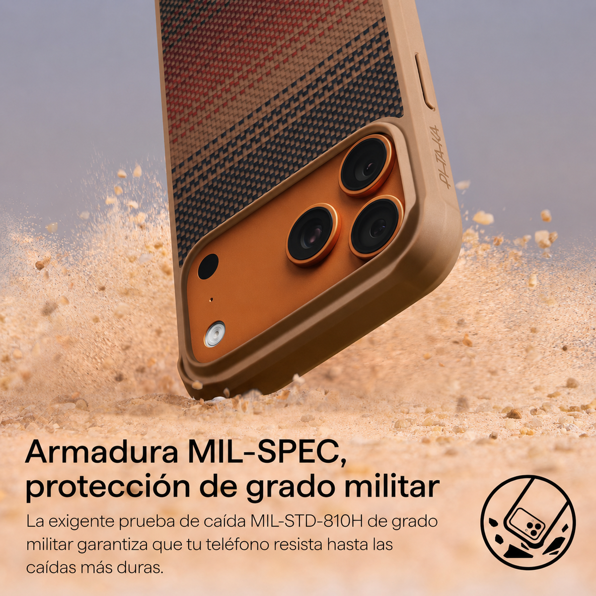PITAKA Case for iPhone 17 Pro Max – Aramid Fiber ProGuard Sunset Case with MagSafe, Advanced Protection and Precise Fit
