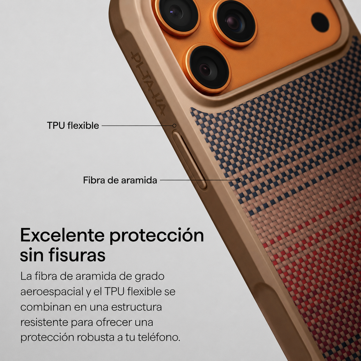 PITAKA Case for iPhone 17 Pro Max – Aramid Fiber ProGuard Sunset Case with MagSafe, Advanced Protection and Precise Fit