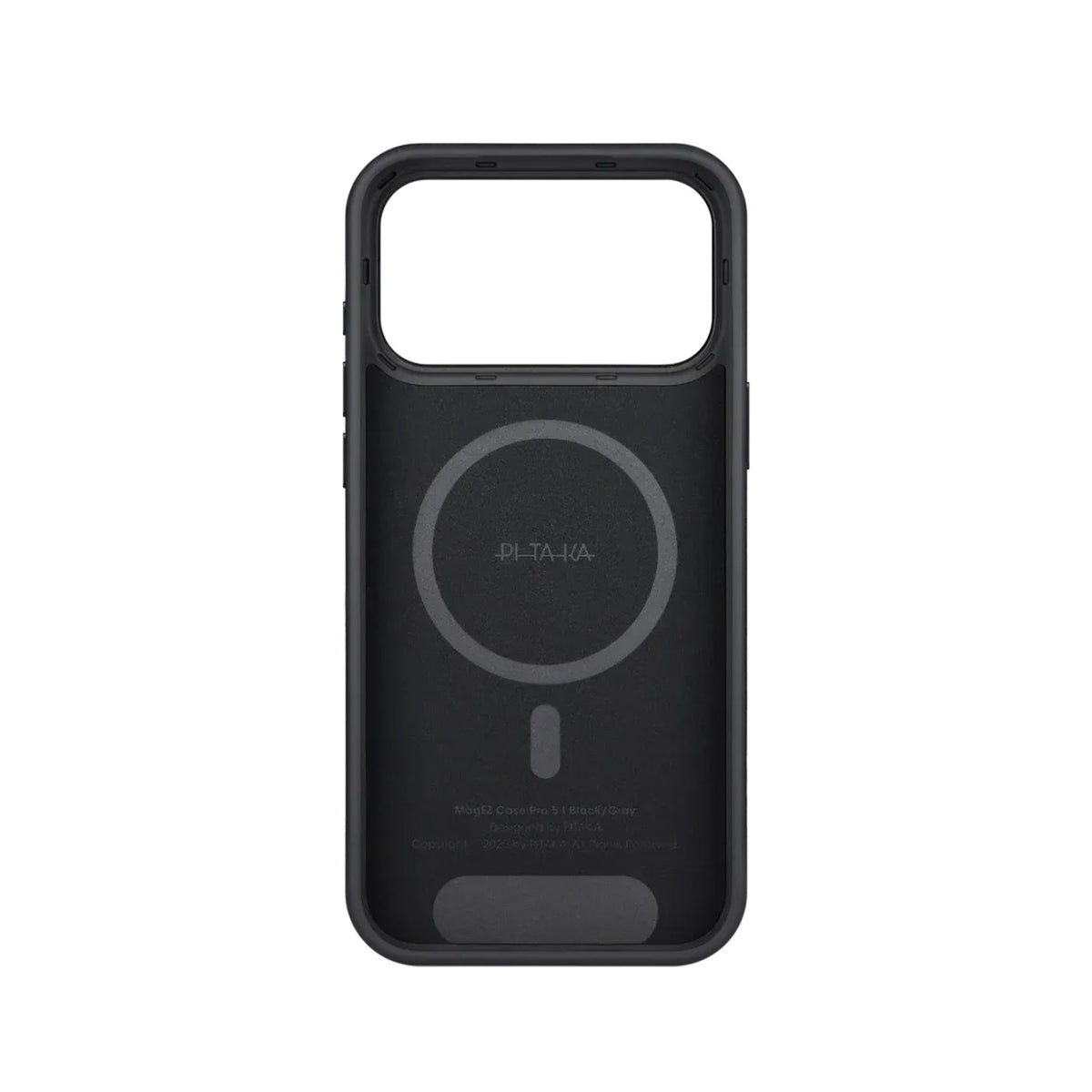 PITAKA Funda UltraGuard de Fibra de Aramida para iPhone 17 Pro/18 Pro Compatible con MagSafe, Negro/Gris