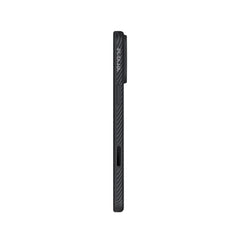 PITAKA Funda para iPhone 17 Pro – Carcasa UltraGuard de Fibra de Aramida Negro/Gris con MagSafe, Protección y Ajuste Preciso