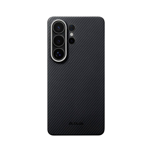 PITAKA Funda para Samsung S26 Ultra – Carcasa Edge Negro/Gris Twill, Diseño Ultrafino y Ajuste Preciso