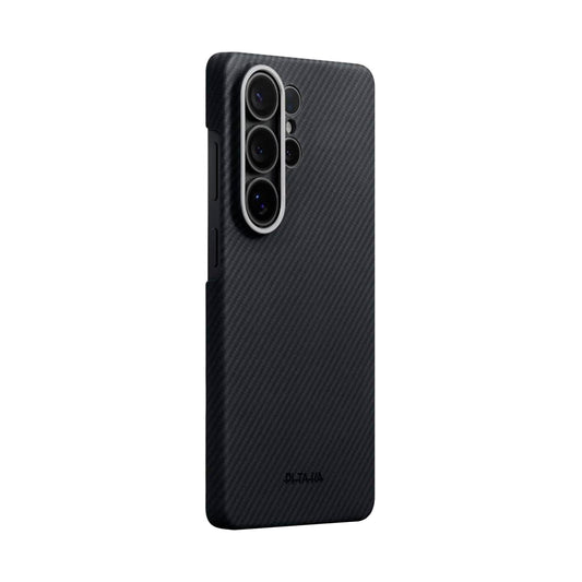 PITAKA Funda para Samsung S26 Ultra – Carcasa Edge Negro/Gris Twill, Diseño Ultrafino y Ajuste Preciso