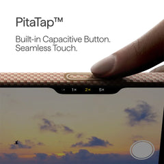 PITAKA Funda Ultra Fina de Fibra de Aramida para iPhone 17 Compatible con MagSafe, Golden Glint