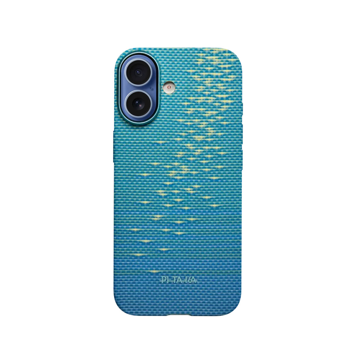 PITAKA iPhone 17 Case – Ultra-Thin Aramid Fiber Lucid Blue Case with MagSafe, Lightweight Design and Precise Fit